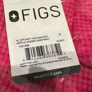 Figs High-Waisted Pink Jogger Sweatpants